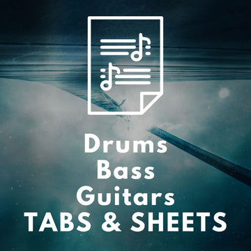 Bridges - Drums, Bass and Guitar Tabs and Sheets Bundle
